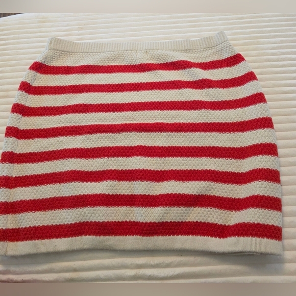 A New Day Women's Size XL Cream and Red Striped Skirt NWOT - Picture 7 of 9